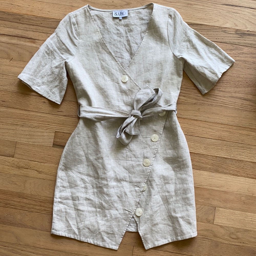 SABO skirt linen dress